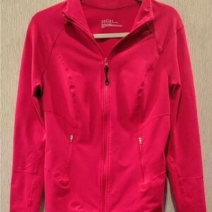 Womens Zella Nordstrom Zip Up Athletic Jacket Pink Size Medium